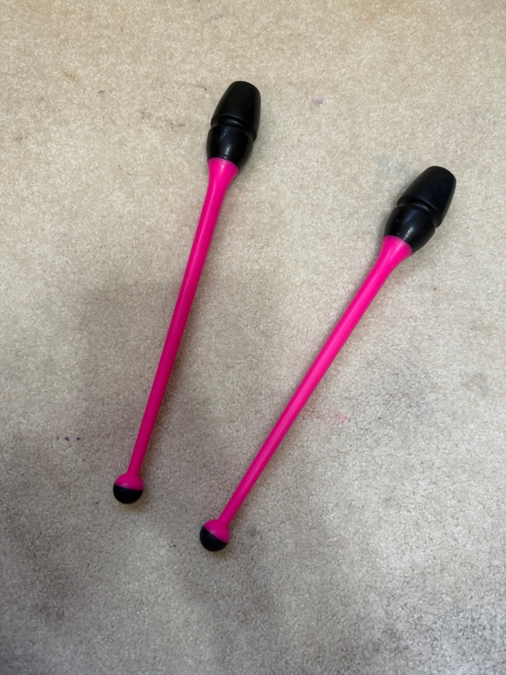 Rhythmic Gymnastics Clubs for Kids/Juniors, FIG Standard Rubber Clubs